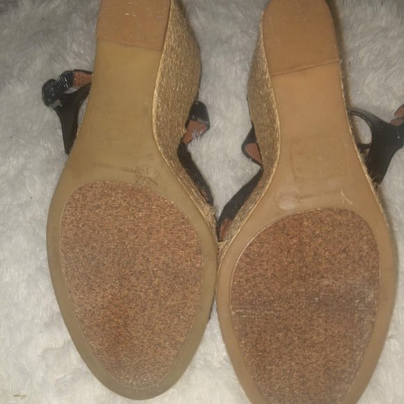 Black Wedge Espadrilles - Picture 6 of 12